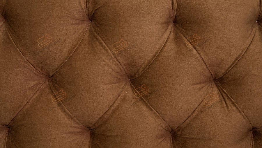 Прямой диван для кухни Честер-Софт артикул ДЧС-06 в микровелюре Kolibry Gold