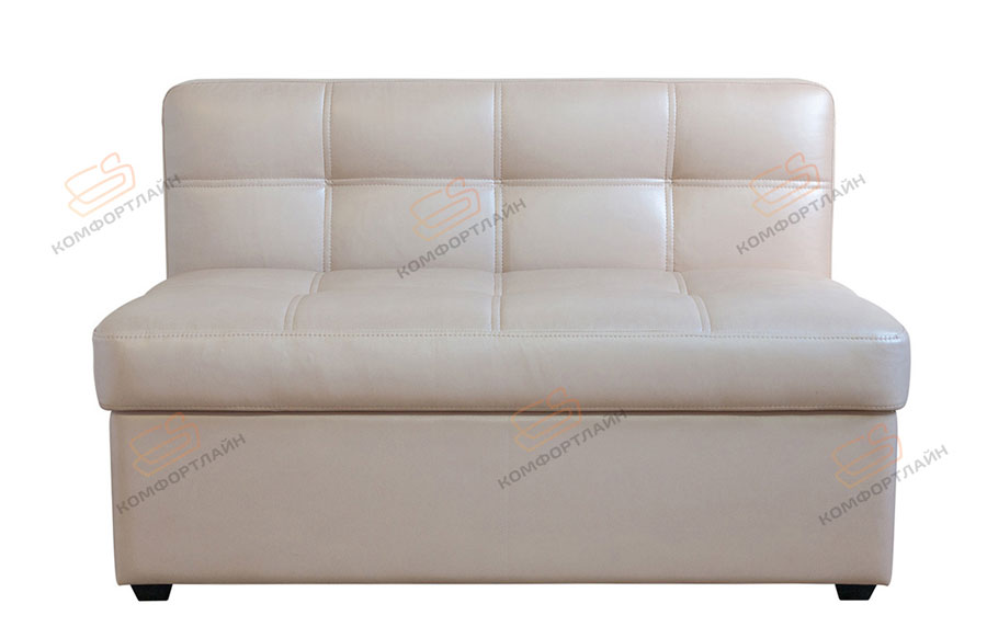 Прямой диван-раскладушка Палермо-Софт в экокоже