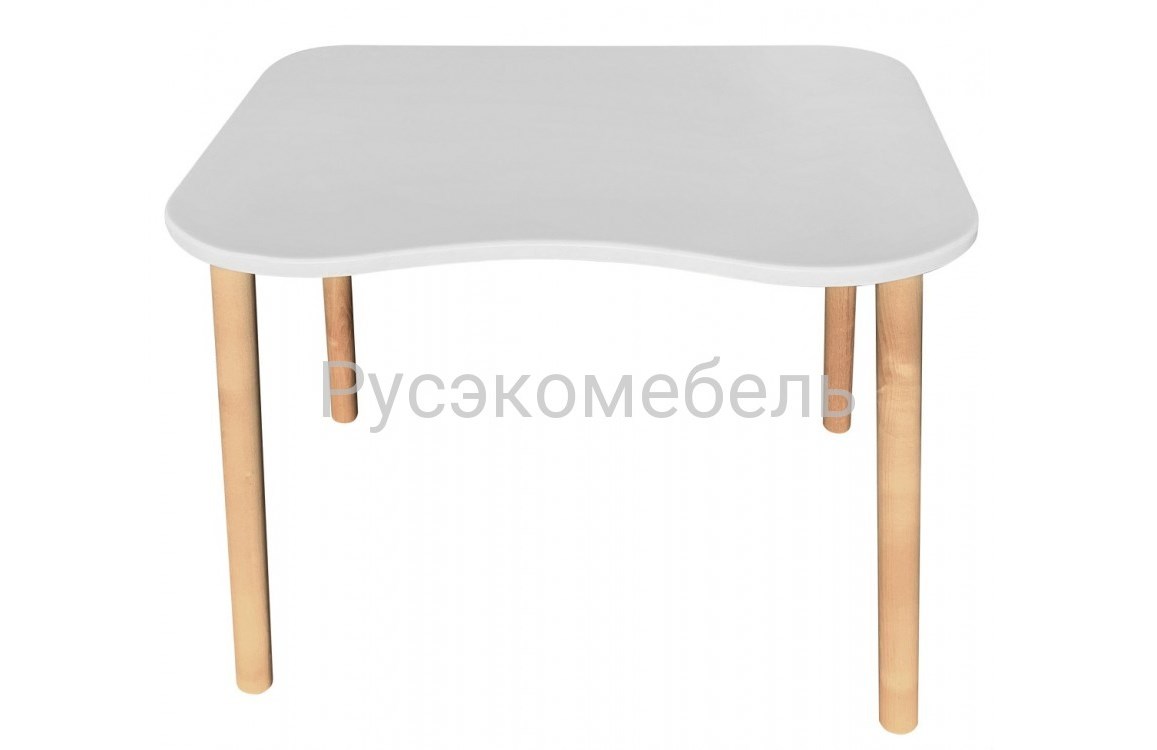 Детский столик для творчества серия Scandi Ergonomic (белый)