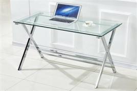 Компьютерный стол из стекла F 651 (прозрачный)