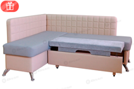 Угловой диван на кухню со спальным местом Фреш